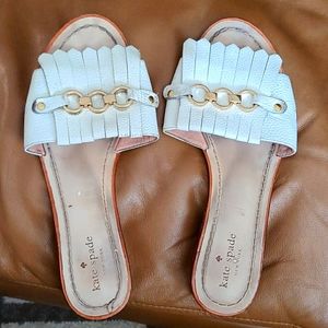 Kate Spade white sandals size 9.5